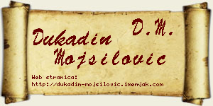Dukadin Mojsilović vizit kartica